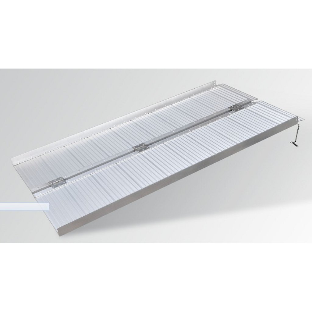Přenosná skládací rampa pro invalidní vozíky, 153 cm - WR015FT