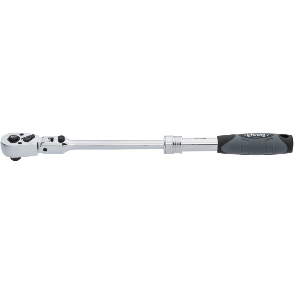 Přepínací teleskopická ráčna kloubová 3/8", 250 - 350 mm - V6638N