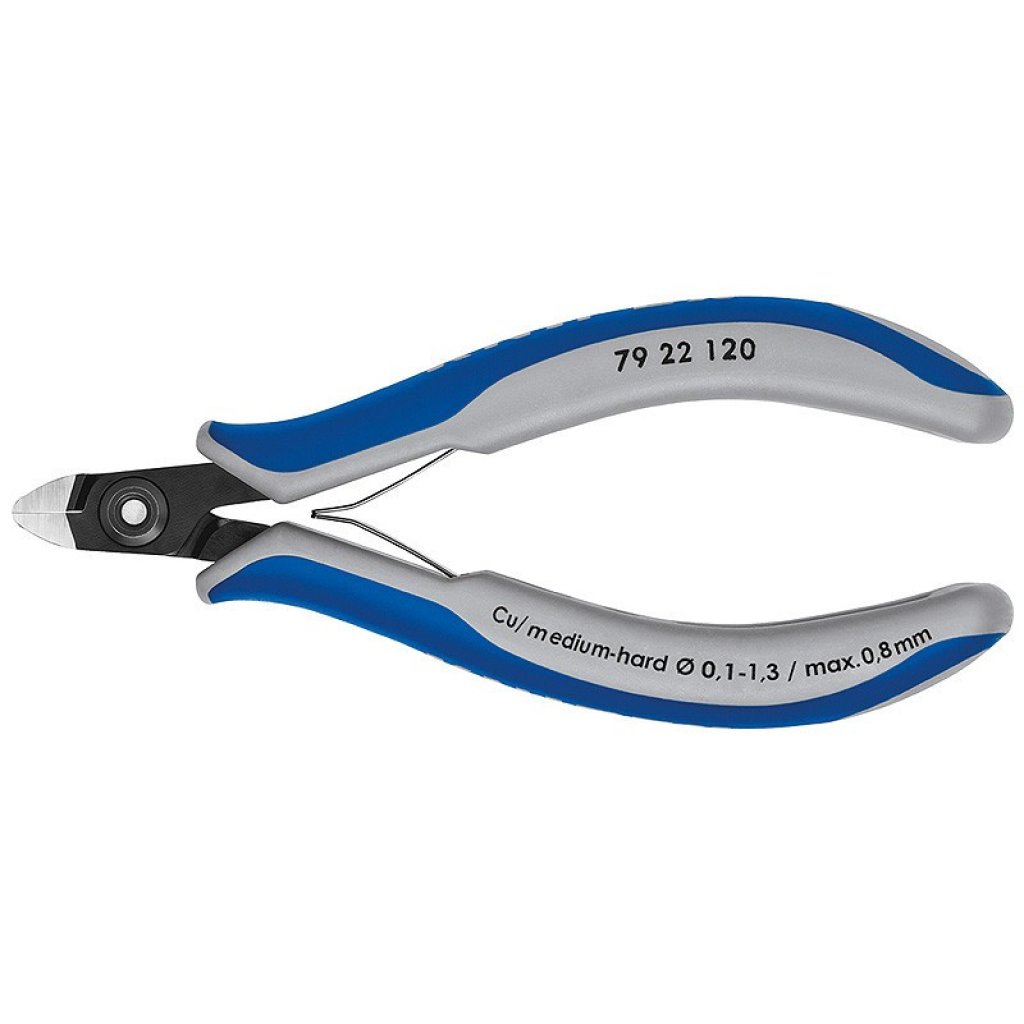 Přesné boční štípací kleště na elektroniku brunýrované 120 mm - 7922120