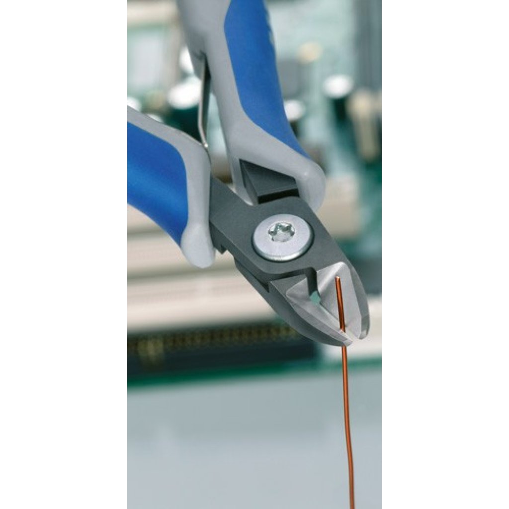 Přesné boční štípací kleště na elektroniku brunýrované 125 mm - 7922125