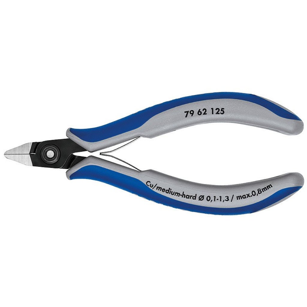 Přesné boční štípací kleště na elektroniku brunýrované 125 mm - 7962125