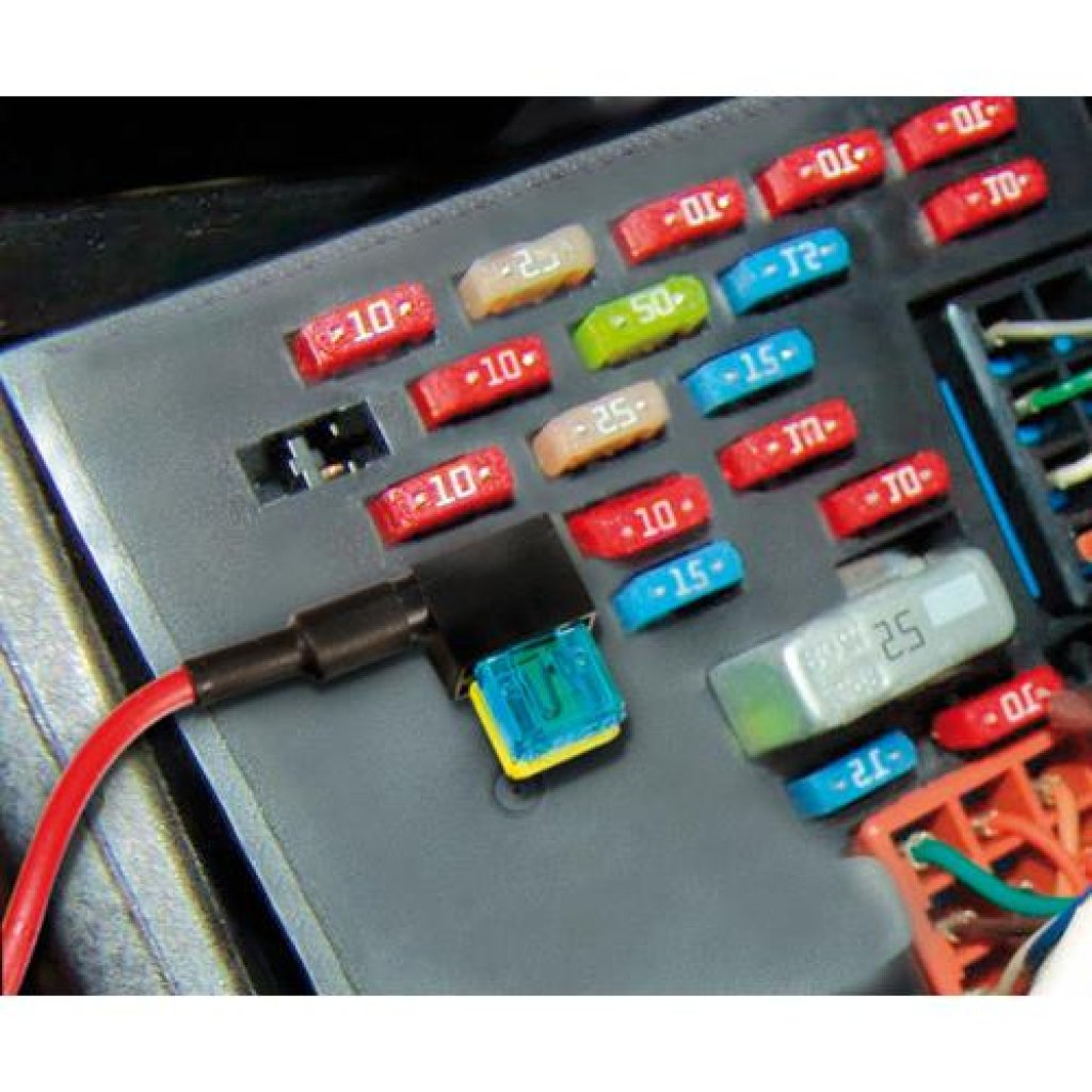 Přípojka pro nožovou pojistku MINI, 12/24V, 70065