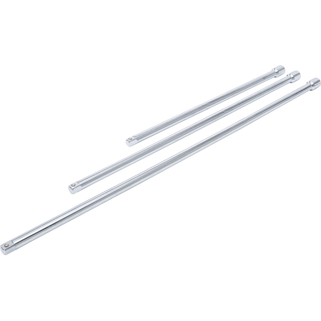 Prodlužovací nástavce, 1/2", 450, 600, 750 mm, 3 ks - B92237