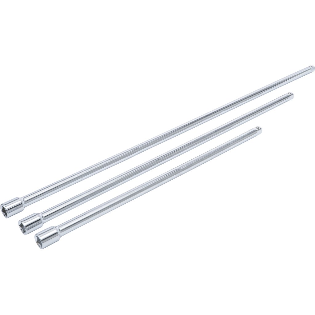 Prodlužovací nástavce, 1/2", 450, 600, 750 mm, 3 ks - B92237