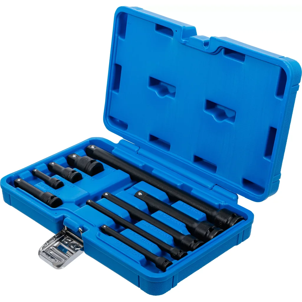 Prodlužovací nástavce, kované, 1/4", 3/8", 1/2" - 9 ks - B25145