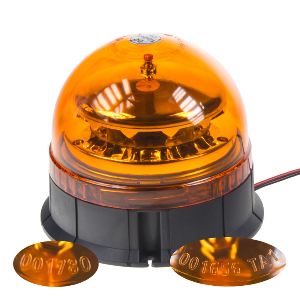 PROFI LED maják 12-24V 12x3W oranžový, ECE R65