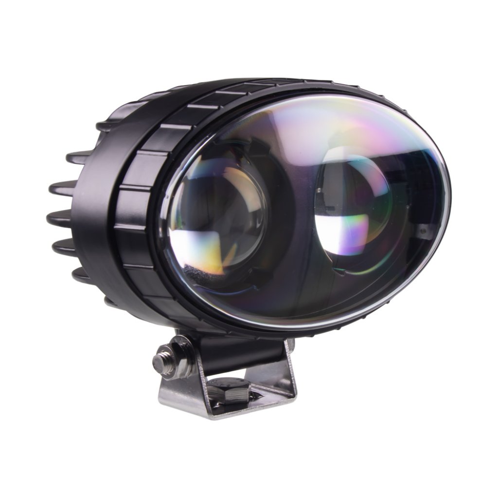 PROFI LED výstražné bodové světlo 10-48V 2x4W modré 143x122mm