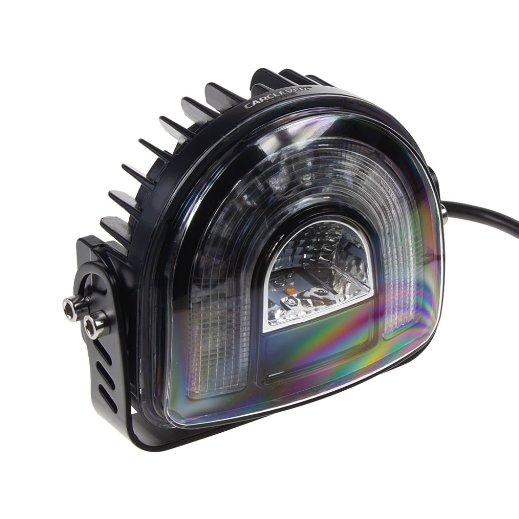 PROFI LED výstražné světlo-oblouk 10-80V modré, 138x126mm