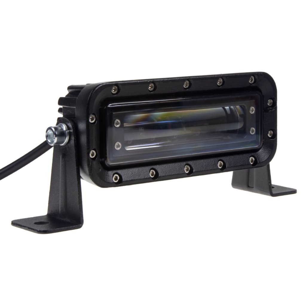 PROFI LED výstražné světlo-pruh 10-80V 30W červené, 148x60mm