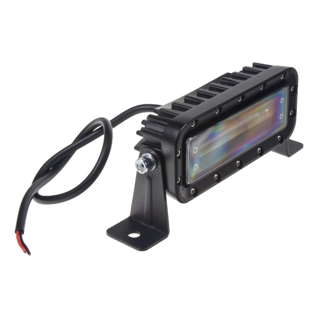 PROFI LED výstražné světlo-pruh 10-80V 30W červené, 148x60mm