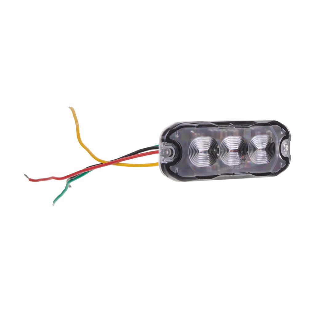 PROFI SLIM výstražné LED světlo vnější, červené, 12-24V, ECE R10