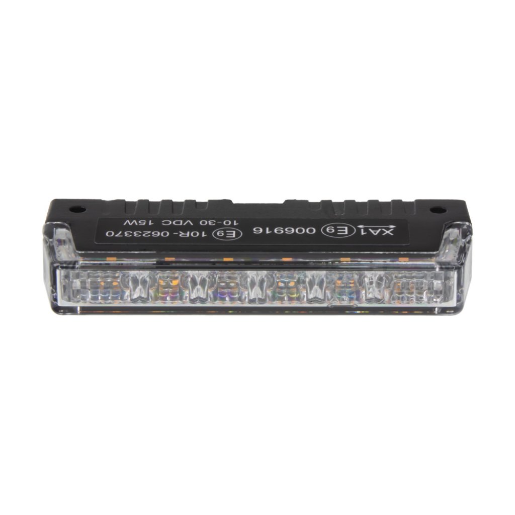PROFI SLIM výstražné LED světlo vnější, do mřížky, oranžové, 12-24V, ECE R65