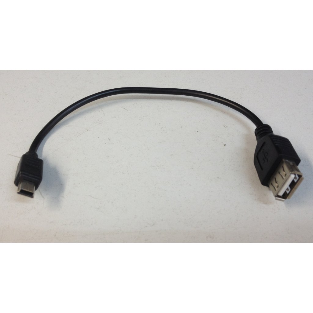 Propojovací kabel s konektorem USB mini A zástrčka / USB A zásuvka