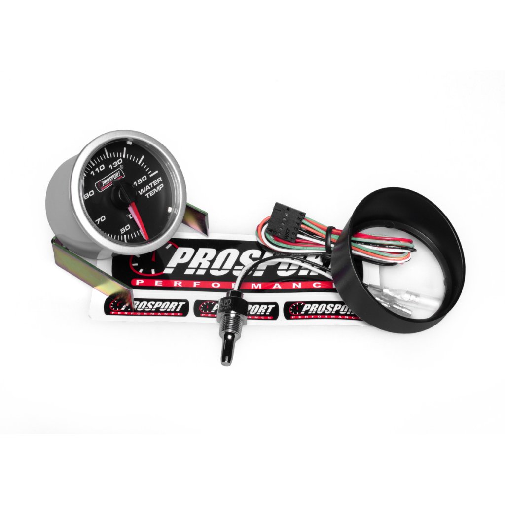 PROSPORT Performance přídavný budík řady Clear Lens, měřená hodnota: teplota vody