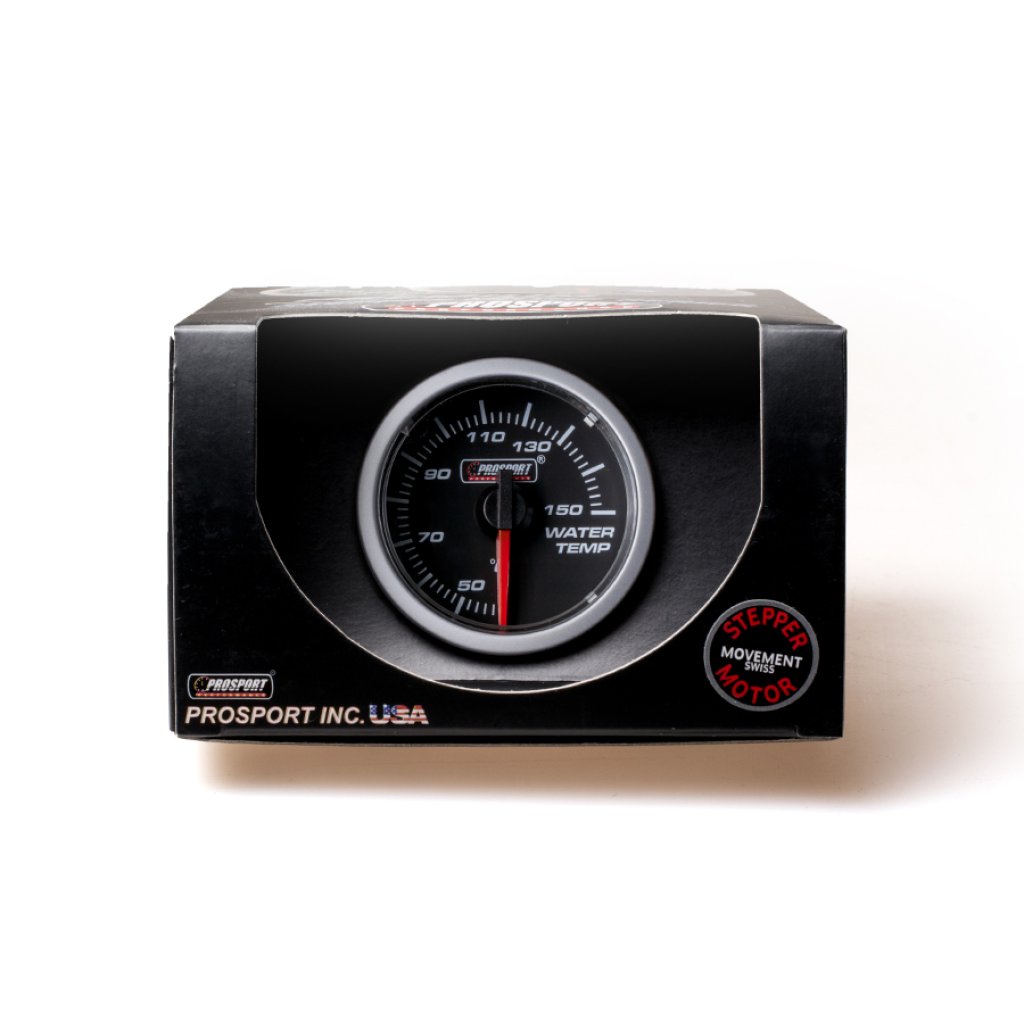 PROSPORT Performance přídavný budík řady Clear Lens, měřená hodnota: teplota vody
