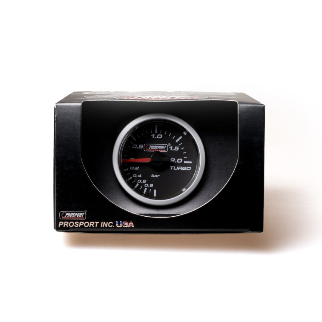 PROSPORT Performance přídavný budík řady Clear Lens, měřená hodnota: tlak turba