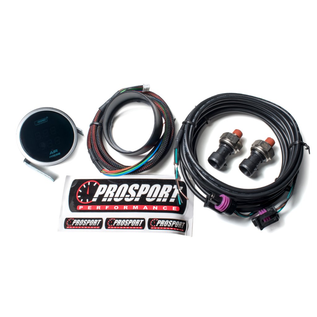PROSPORT Performance přídavný budík řady Dual, barva podsvícení: modrá, typ snímače: kompaktní elektronické