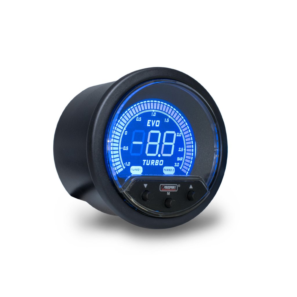 PROSPORT Performance přídavný budík řady EVO, měřená hodnota: elektronický boost controller