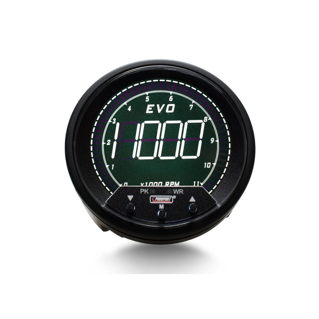 PROSPORT Performance přídavný budík řady EVO, měřená hodnota: otáčkoměr