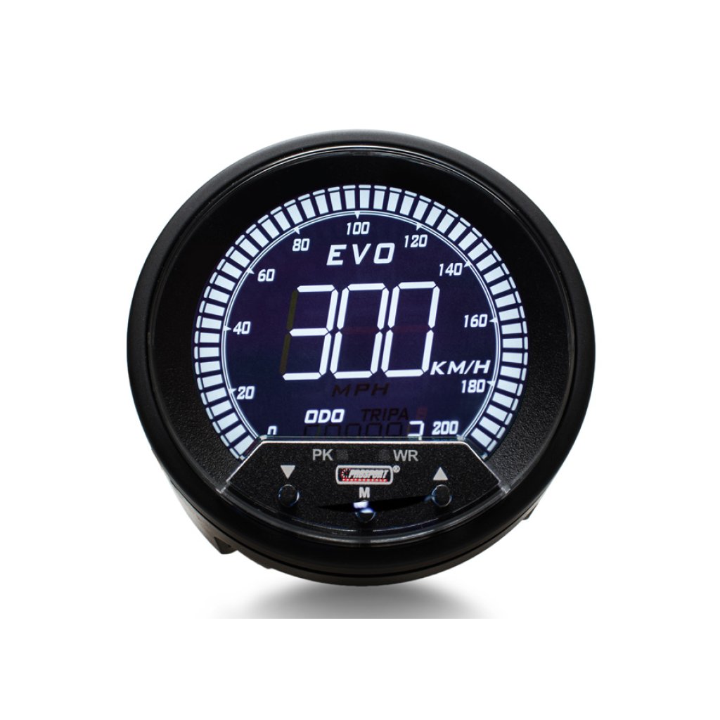 PROSPORT Performance přídavný budík řady EVO, měřená hodnota: tachometr
