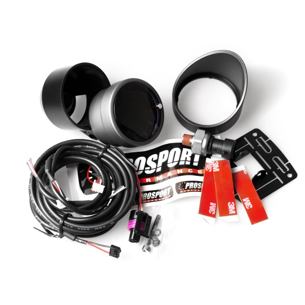 PROSPORT Performance přídavný budík řady Premium, měřená hodnota: tlak oleje