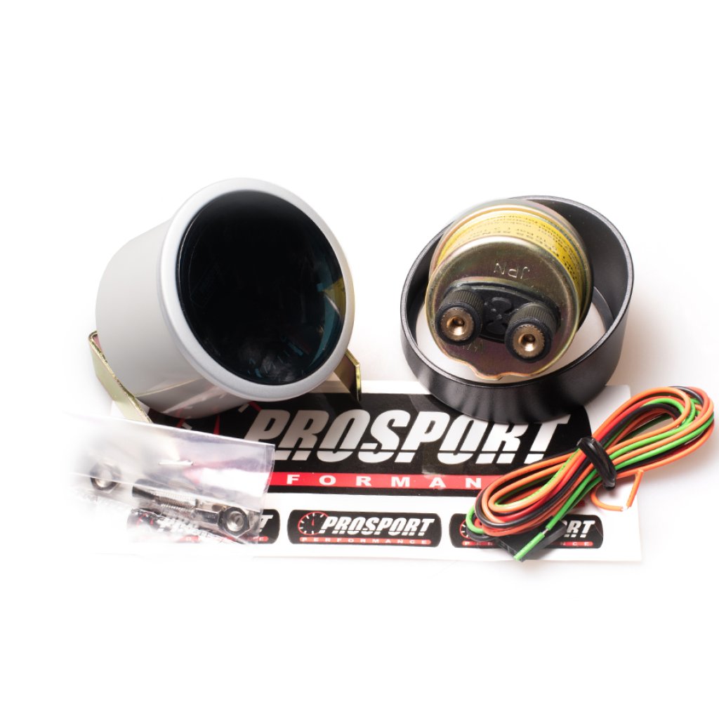 PROSPORT Performance přídavný budík řady Smoke, měřená hodnota: tlak oleje
