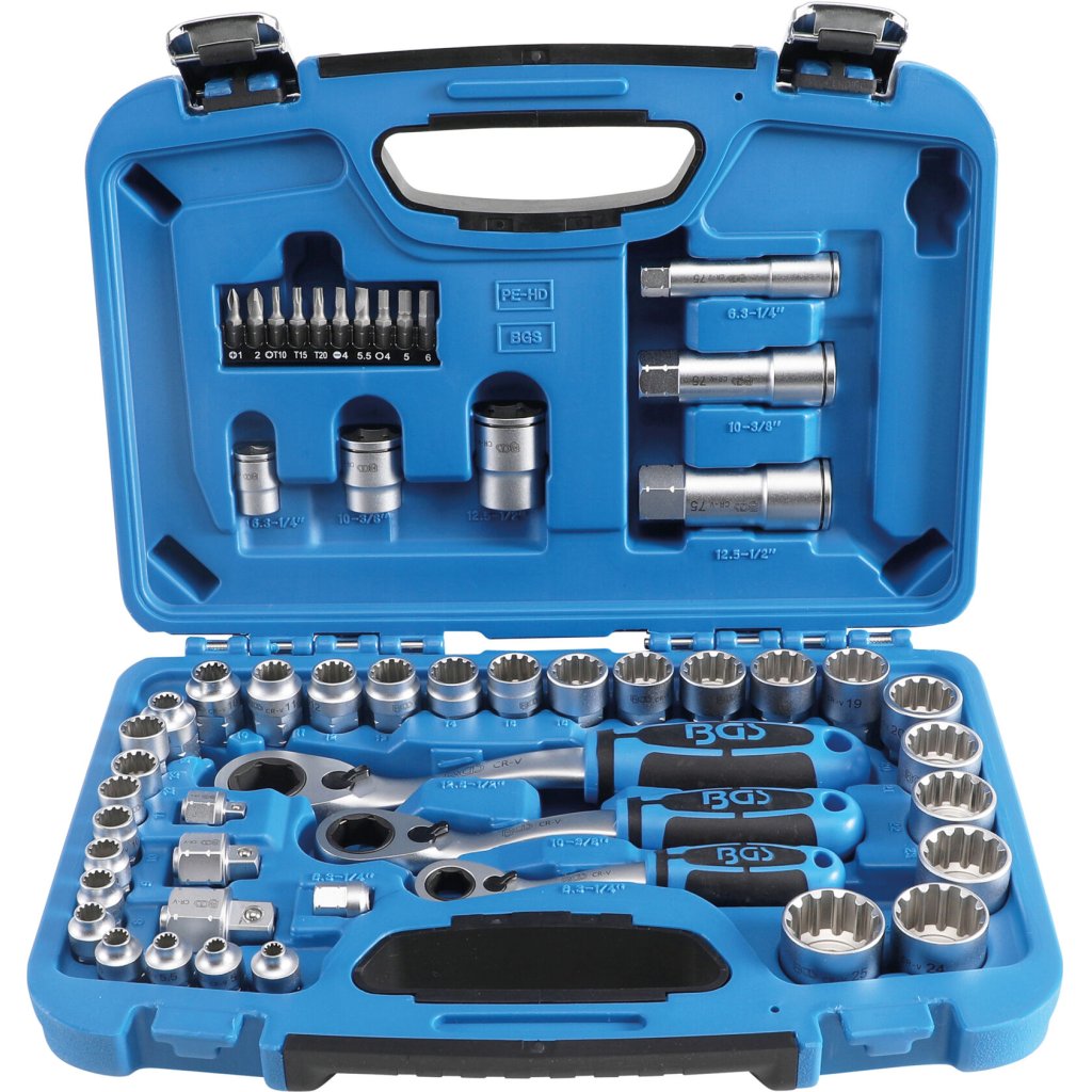Průchozí gola sada, Gear Lock, 4,5 - 25 mm, 52 ks - B2181