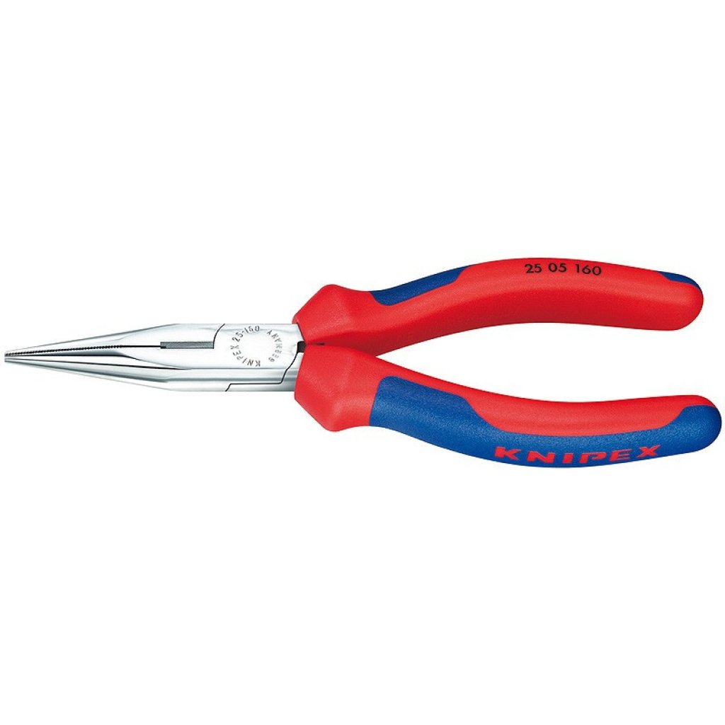 Půlkulaté kleště s břity chromované 140 mm - 2505140