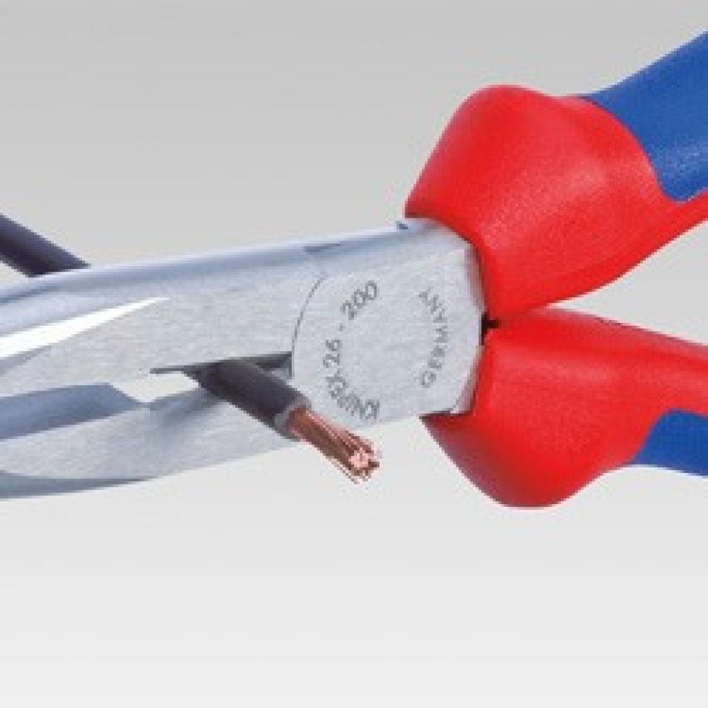 Půlkulaté kleště s břity chromované 200 mm - 2615200T