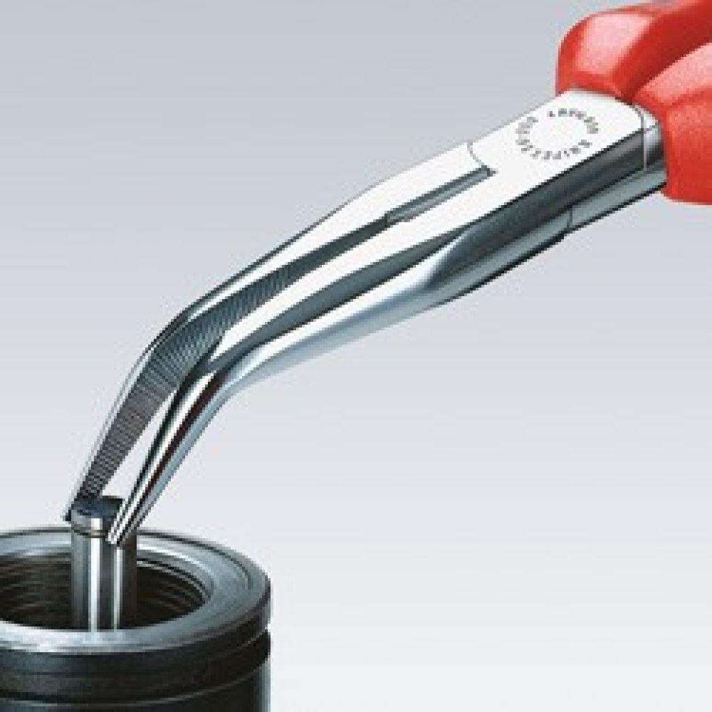 Půlkulaté kleště s břity chromované 200 mm - 2615200T