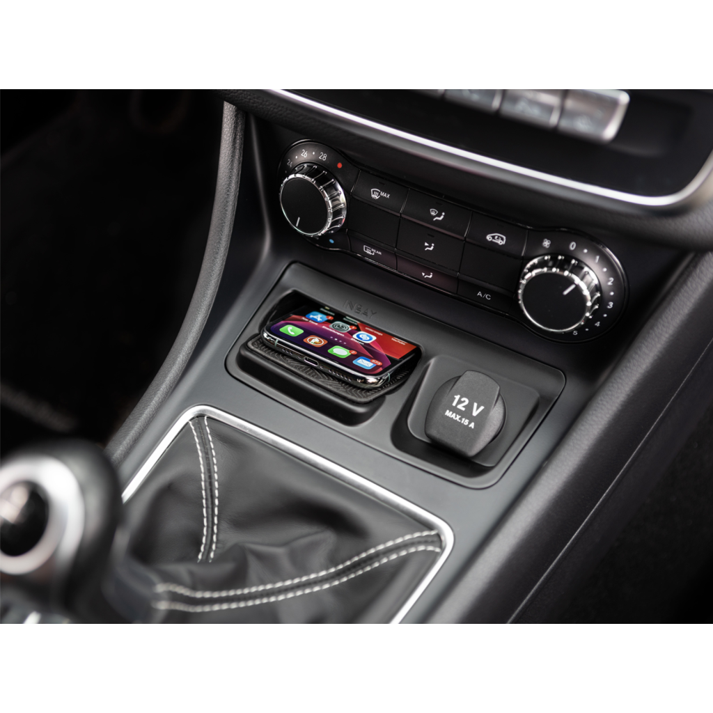 Qi indukční INBAY nabíječka telefonů Mercedes A/B/CLA/GLA 10W