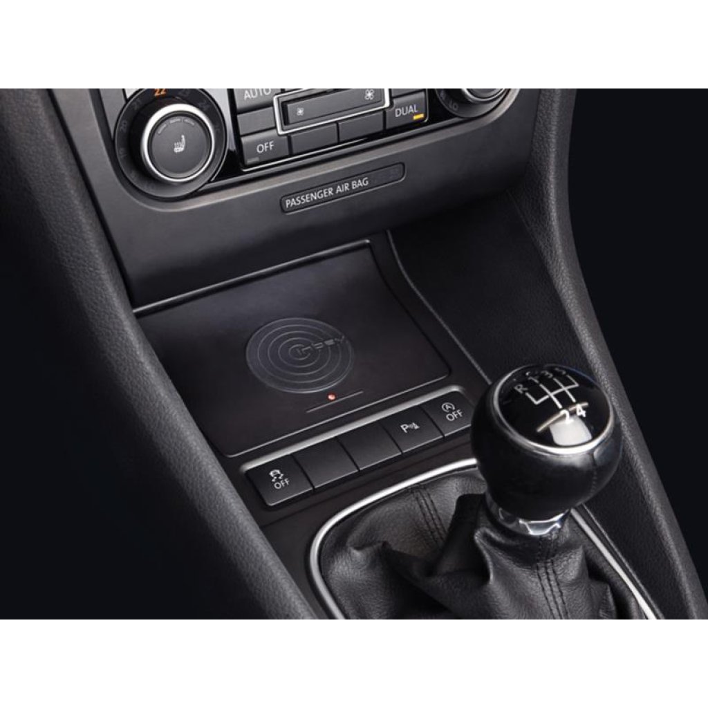 Qi indukční INBAY nabíječka telefonů VW Golf V, Golf VI, Jetta, Eos