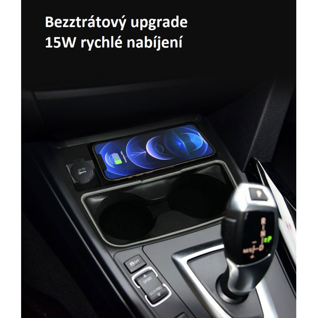 Qi indukční nabíječka telefonů BMW 3 (F30/F31/F35)