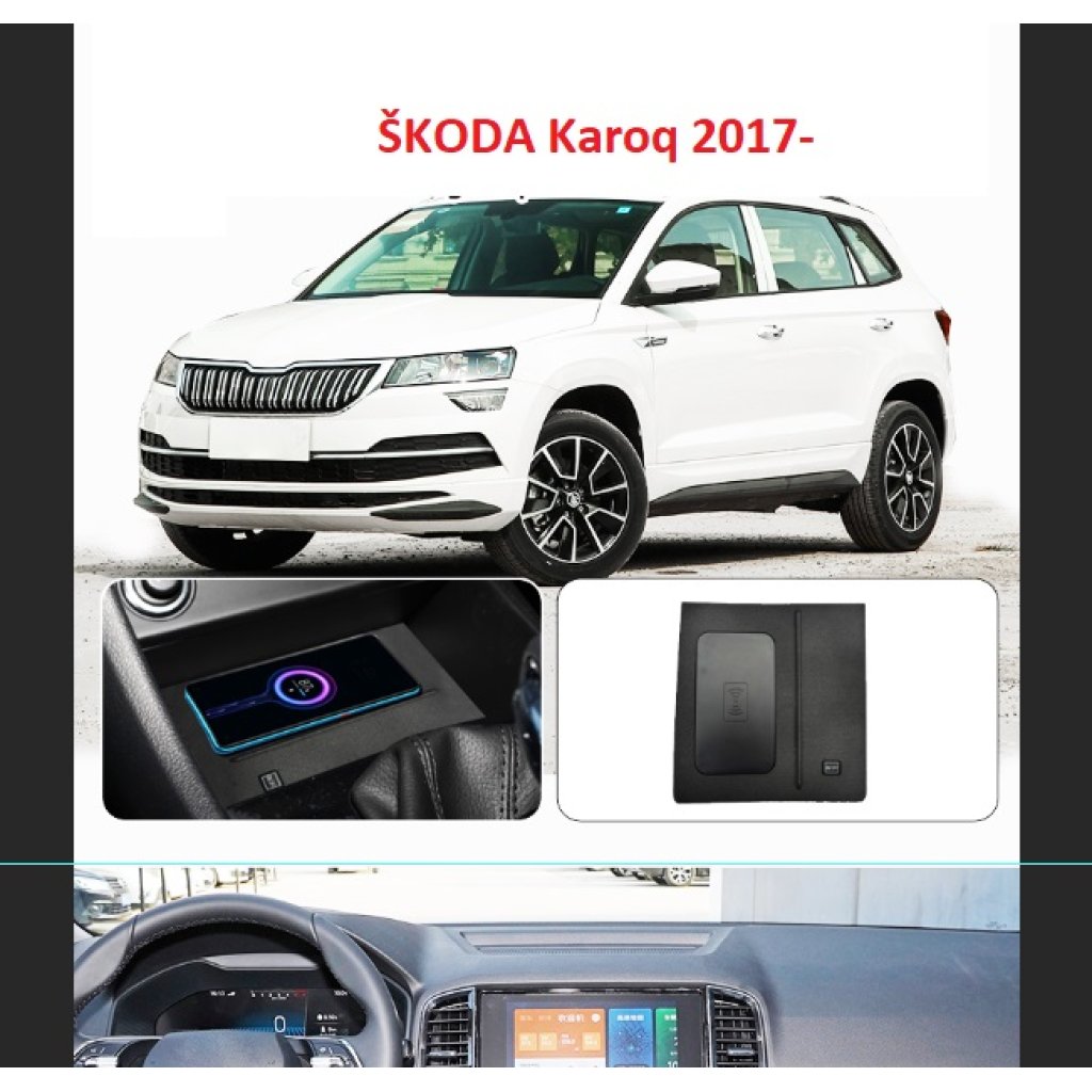 Qi indukční nabíječka telefonů Škoda Karoq