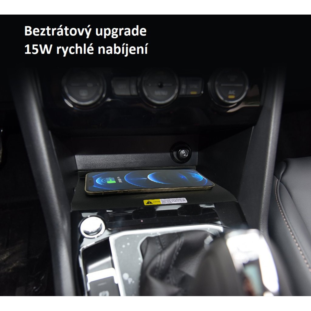Qi indukční nabíječka telefonů VW Tiguan 2016-