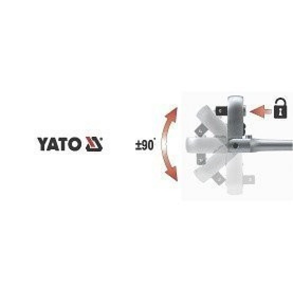 Ráčna 1/4" 159 mm polohovací - YT-0325