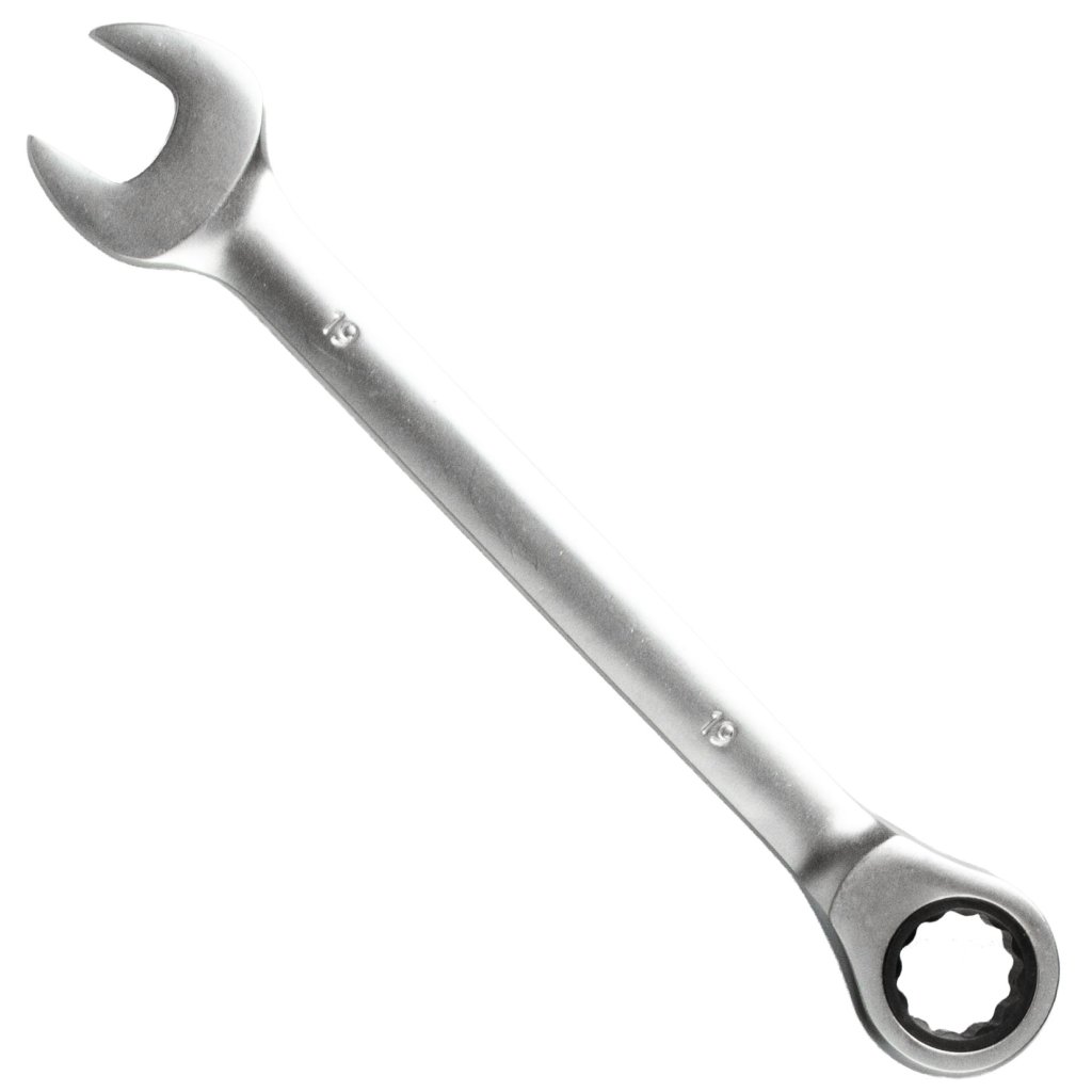 Ráčnový očkoplochý klíč 19 mm - AH2019