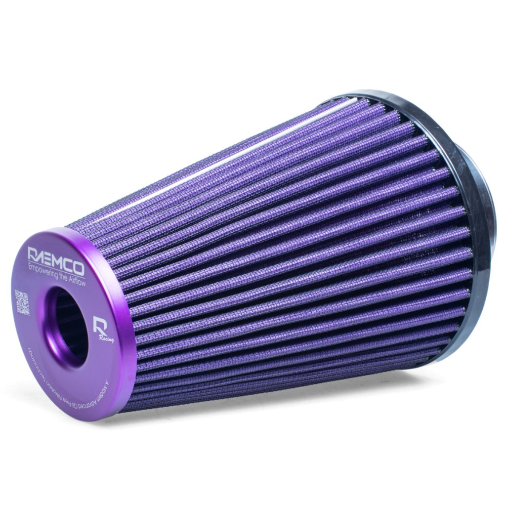 Raemco univerzální vzduchový filtr o délce 200 mm fialový se vstupem 63 mm