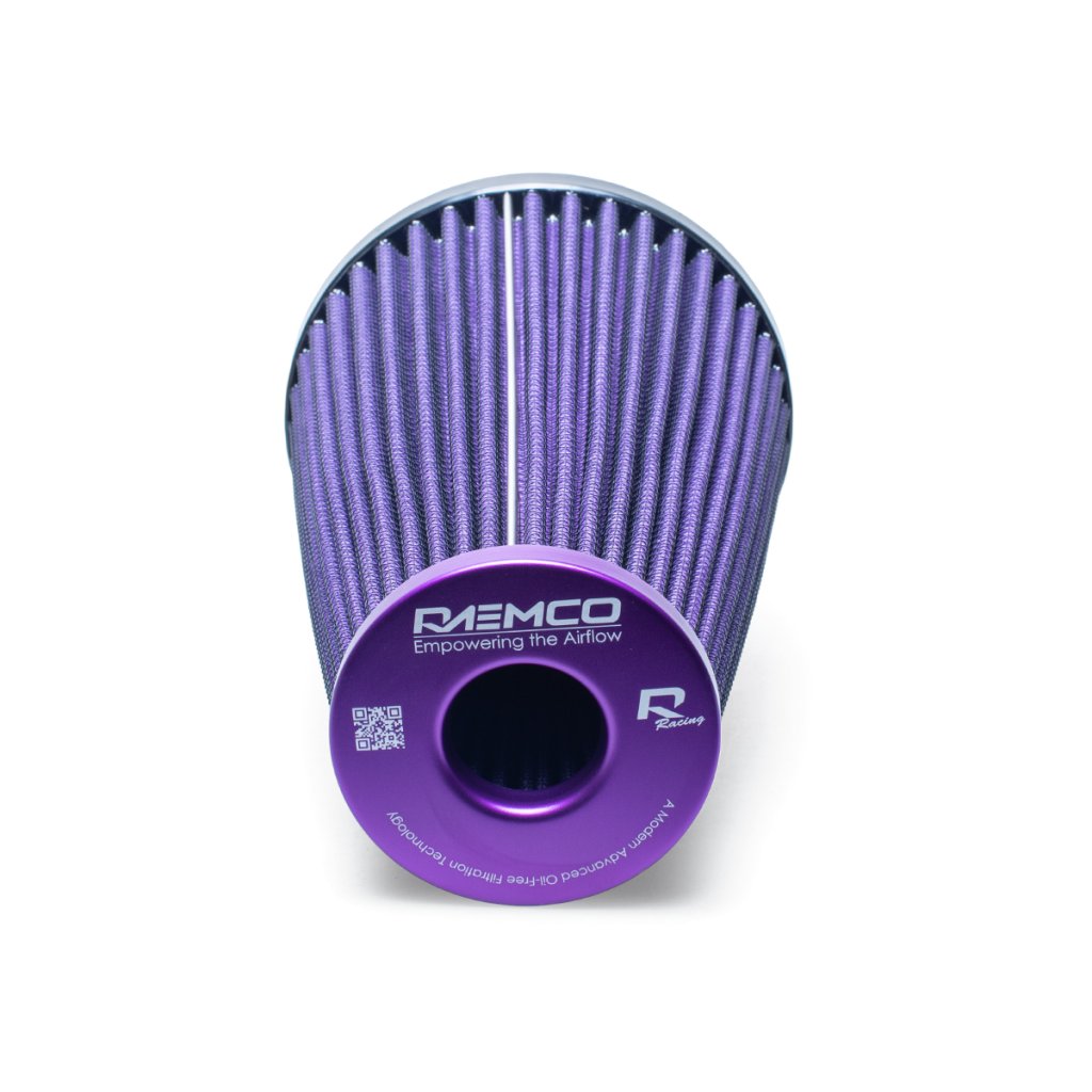 Raemco univerzální vzduchový filtr o délce 200 mm fialový se vstupem 63 mm