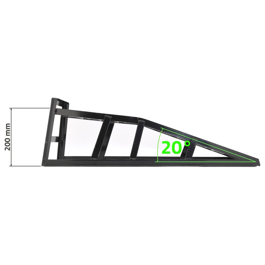 Rampa nájezdová 1000kg 830x270x310mm TÜV/GS, 09248