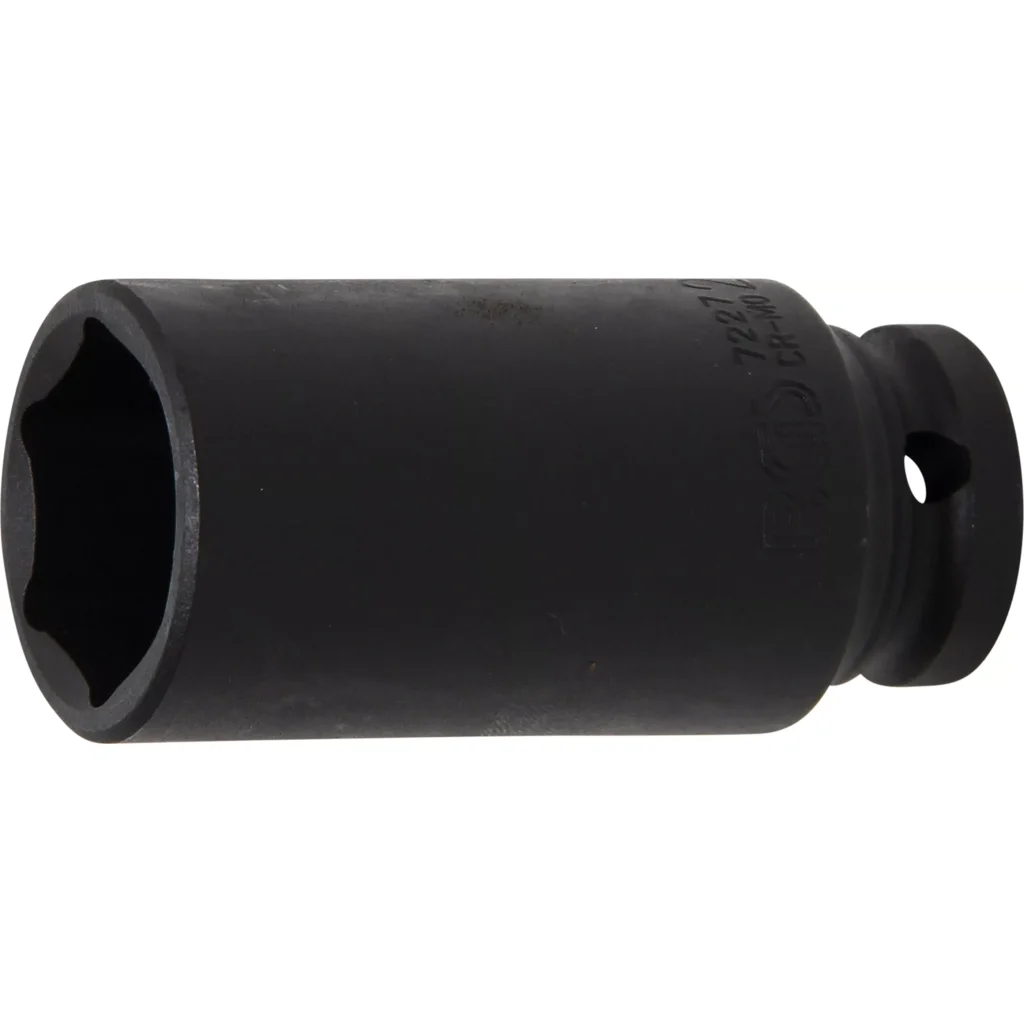 Rázový nástrčný klíč, šestihranný, 1/2", 27 mm - B7227