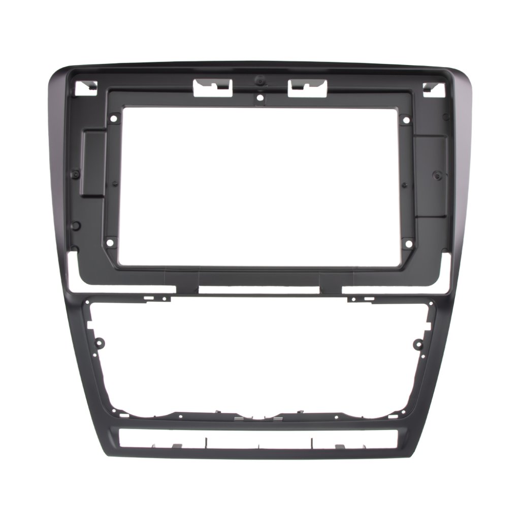 Redukce pro 10" autorádio Škoda Octavia 2008-2013, černá matná