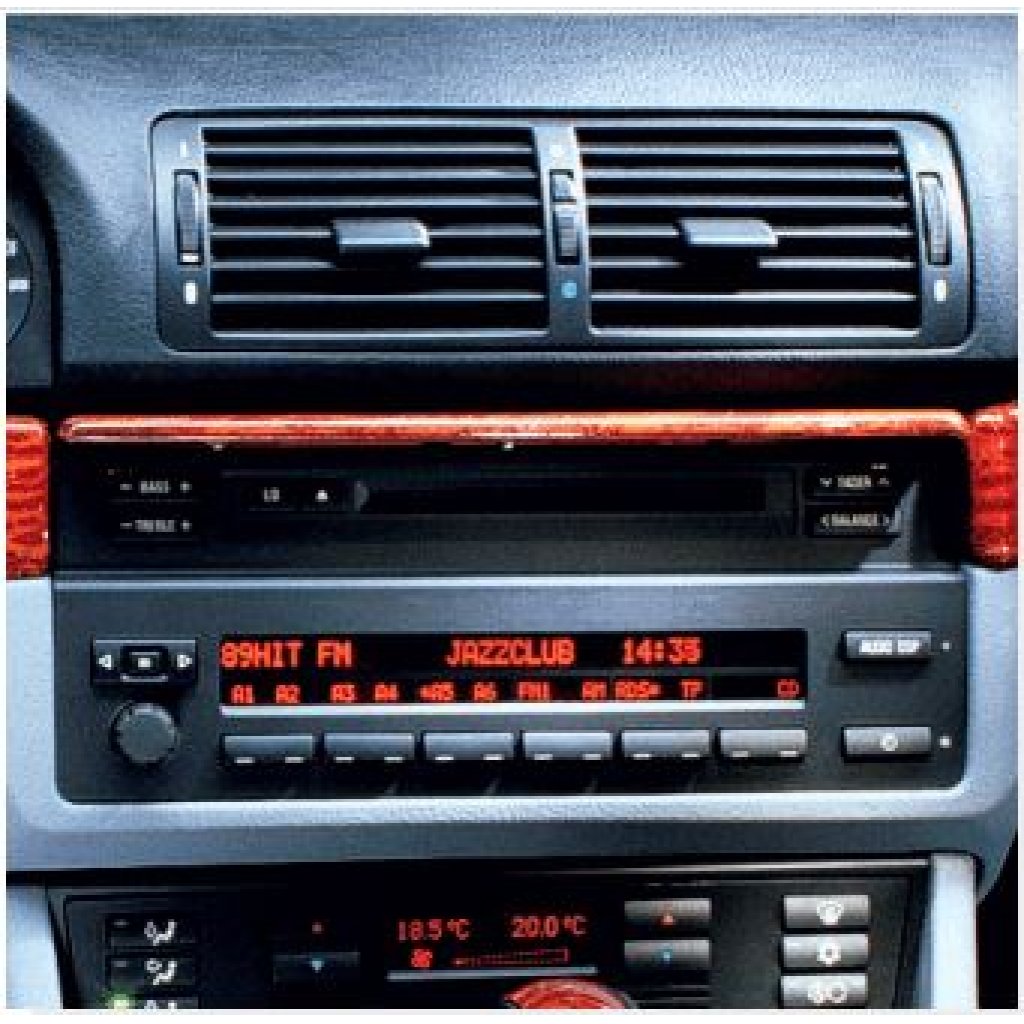Redukce pro 9" autorádio BMW 5 (E39) 1995-2003, X5 (E53) 1999-2006