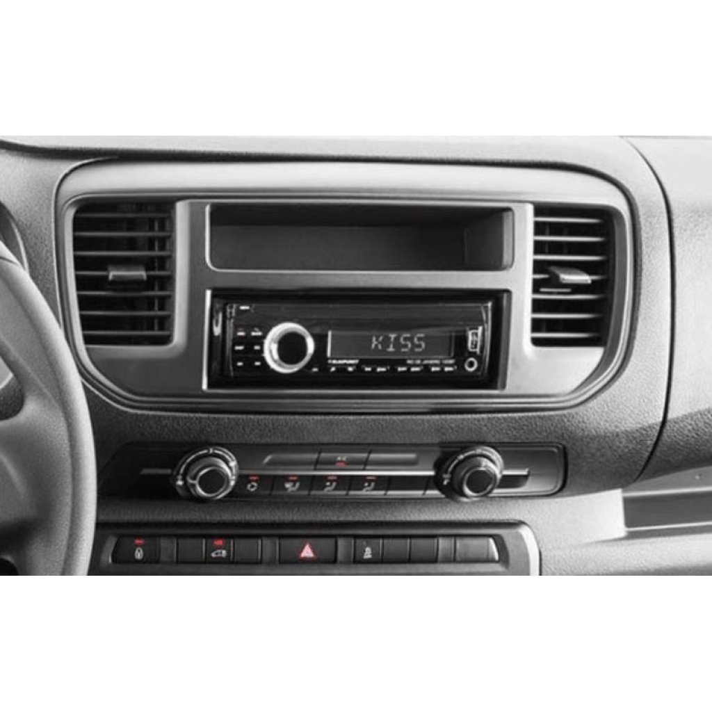 Redukce pro 9" autorádio Citroen SpaceTourer, Peugeot Expert, Traveller, Toyota Proace 2016-