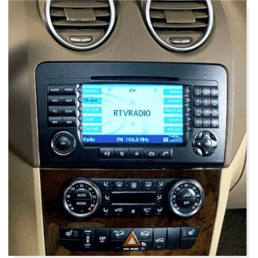 Redukce pro 9" autorádio Mercedes ML (W164) 2005-2011