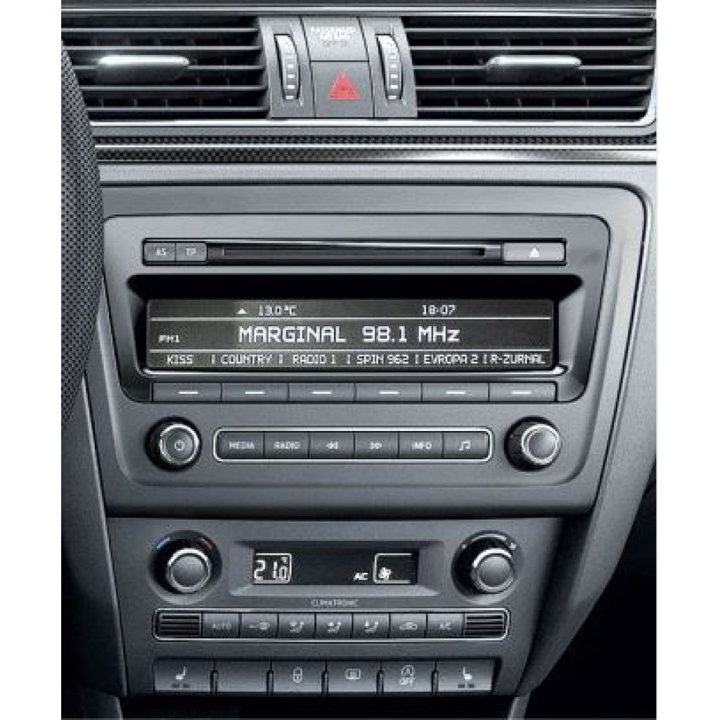 Redukce pro 9" autorádio Škoda Rapid 07/2012-