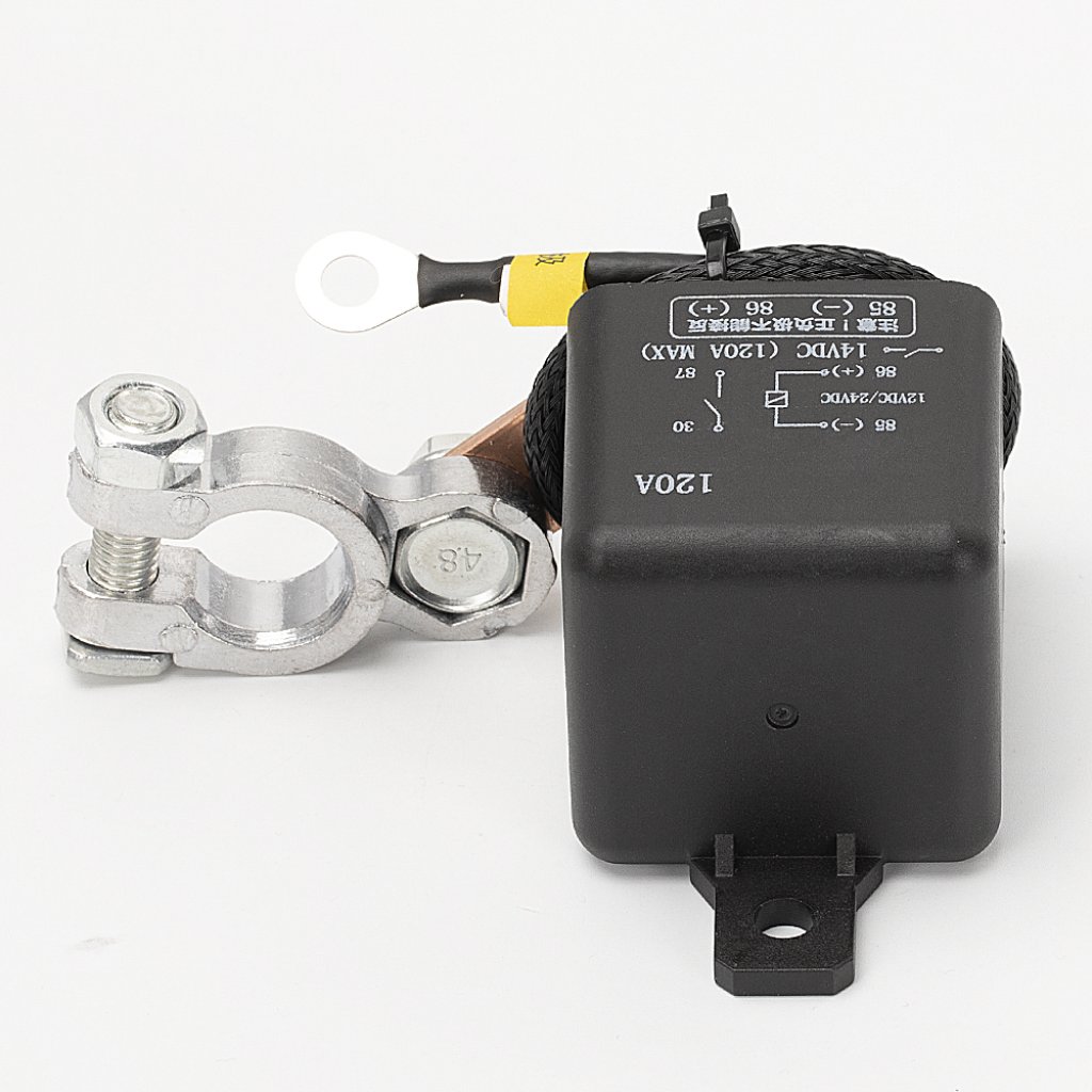 Relé pro spínání baterie 12V/120A, dálkové ovládání