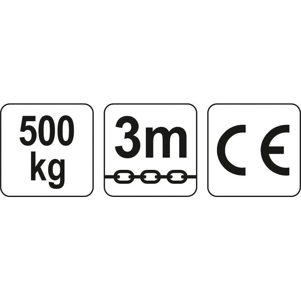 Řetězový kladkostroj 0,5t - YT-58950