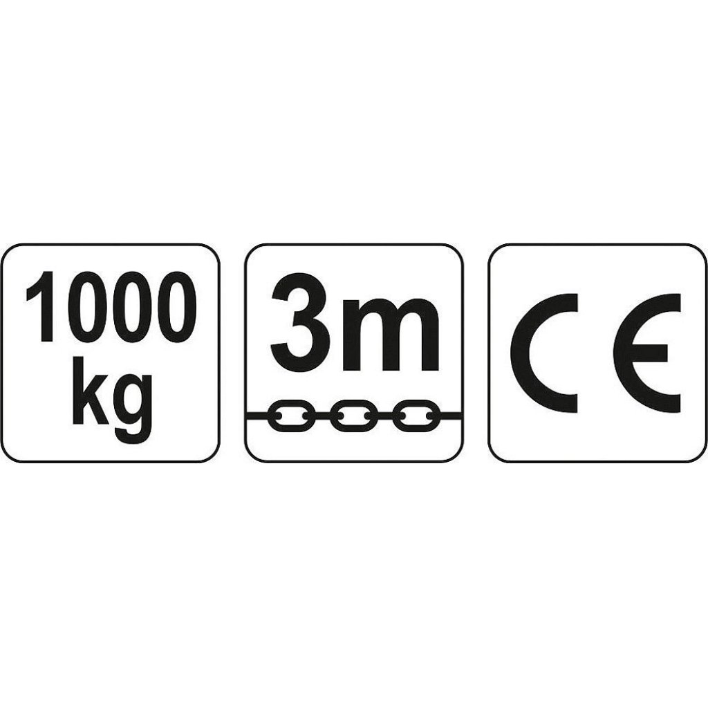 Řetězový kladkostroj 1t - YT-58951