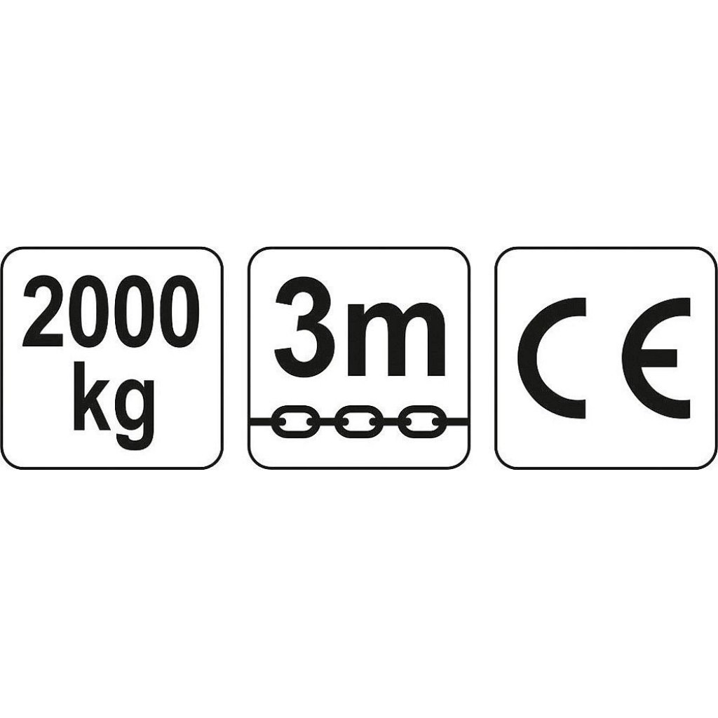 Řetězový kladkostroj 2t - YT-58953